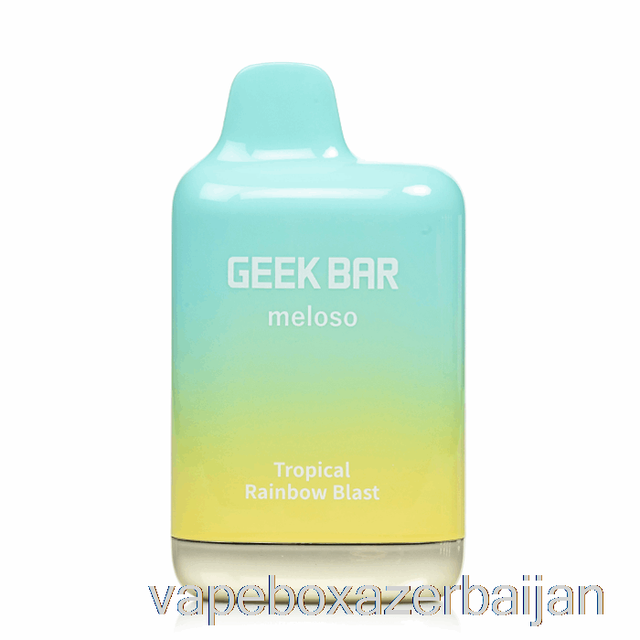 Vape Box Azerbaijan Geek Bar Meloso MAX 9000 Disposable Tropical Rainbow Blast
